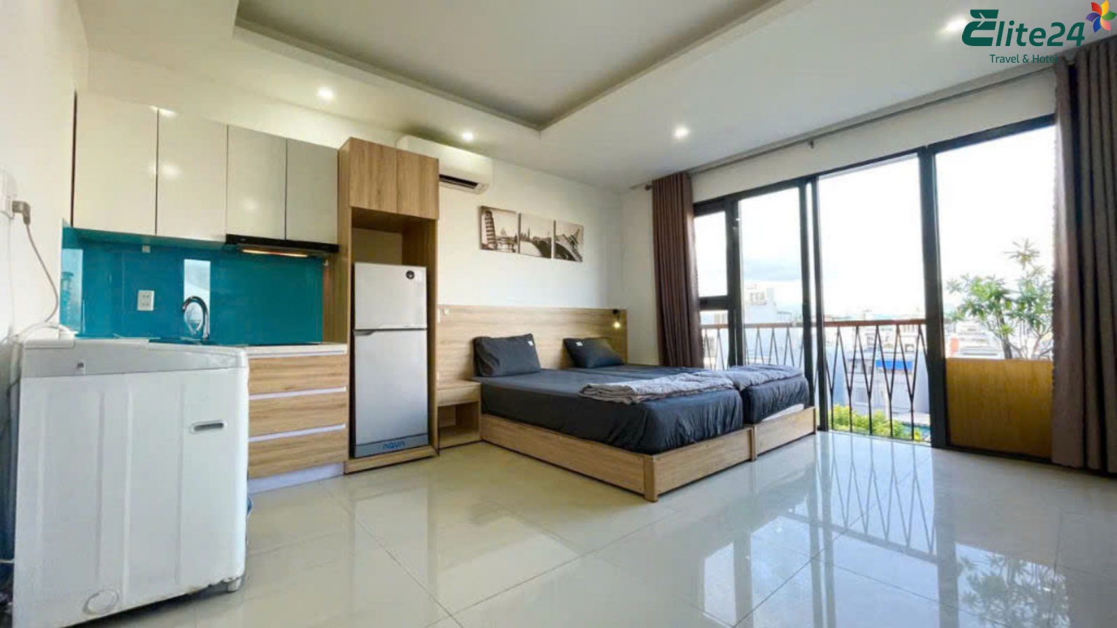 Trống sẵn căn Studio P301 ngay trung tâm TP Đà Nẵng: Full tiện nghi tại Happy House 2